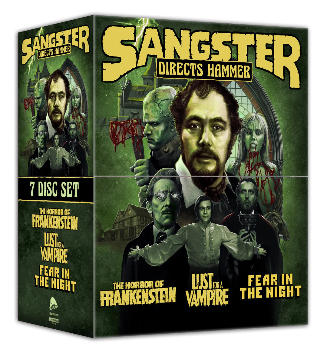 Sangster Directs Hammer (7-Disc Box Set) 4K UHD + Blu-ray + Book (Severin Films U.S.)