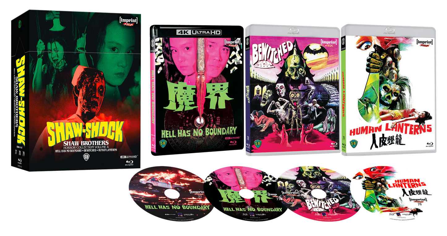 Shaw-Shock: Shaw Brothers Horror Collection - Volume Four (1981 - 1982) - Limited Edition 4K UHD + Blu-ray Hardbox  (Imprint/Region Free) [Preorder]