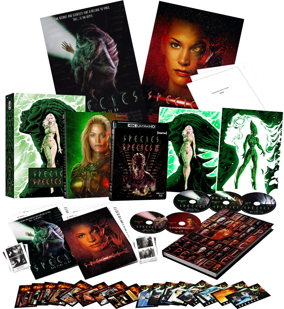 Species I + II (1995 / 1998) - 4K UHD + Blu-ray Limited Edition “Mutation” Hardbox Artwork by Sveta Shubina (Imprint/Region Free) LIMIT 1 PER CUSTOMER [Preorder]