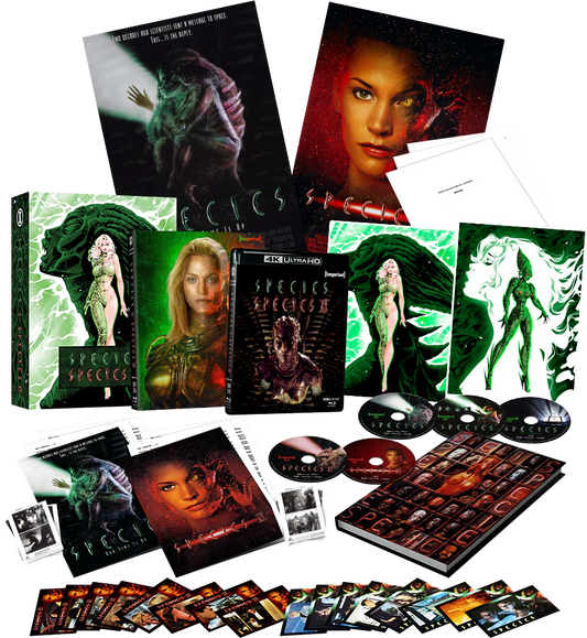Species I + II (1995 / 1998) - 4K UHD + Blu-ray Limited Edition “Mutation” Hardbox Artwork by Sveta Shubina (Imprint/Region Free) LIMIT 1 PER CUSTOMER [Preorder]