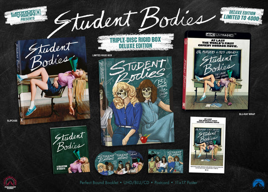Student Bodies Limited Edition 4K UHD + Blu-ray + CD Deluxe Limited Edition (Terror Vision) [Preorder]