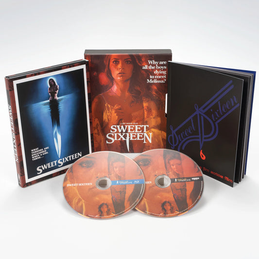 Sweet Sixteen 4K UHD + Blu-ray with Limited Edition Slipcase + Slipcover Combo (Vinegar Syndrome) LIMIT 1 PER CUSTOMER