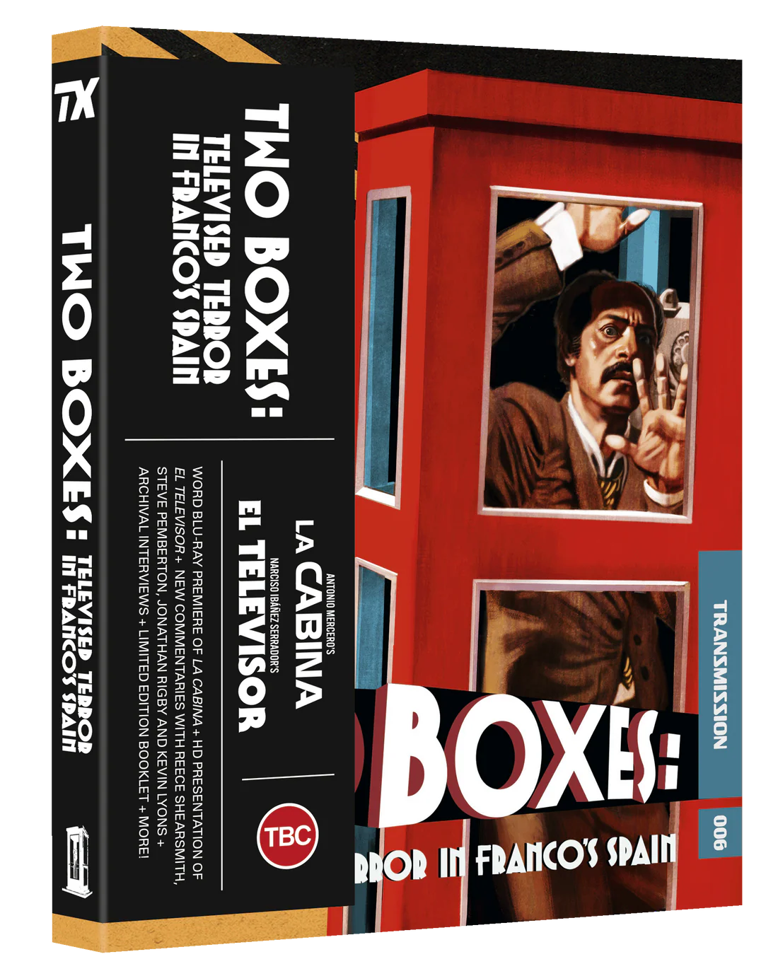 Two Boxes: Televised Terror in Franco's Spain Blu-ray Limited Edition (Transmission UK/Region Free) [Preorder]