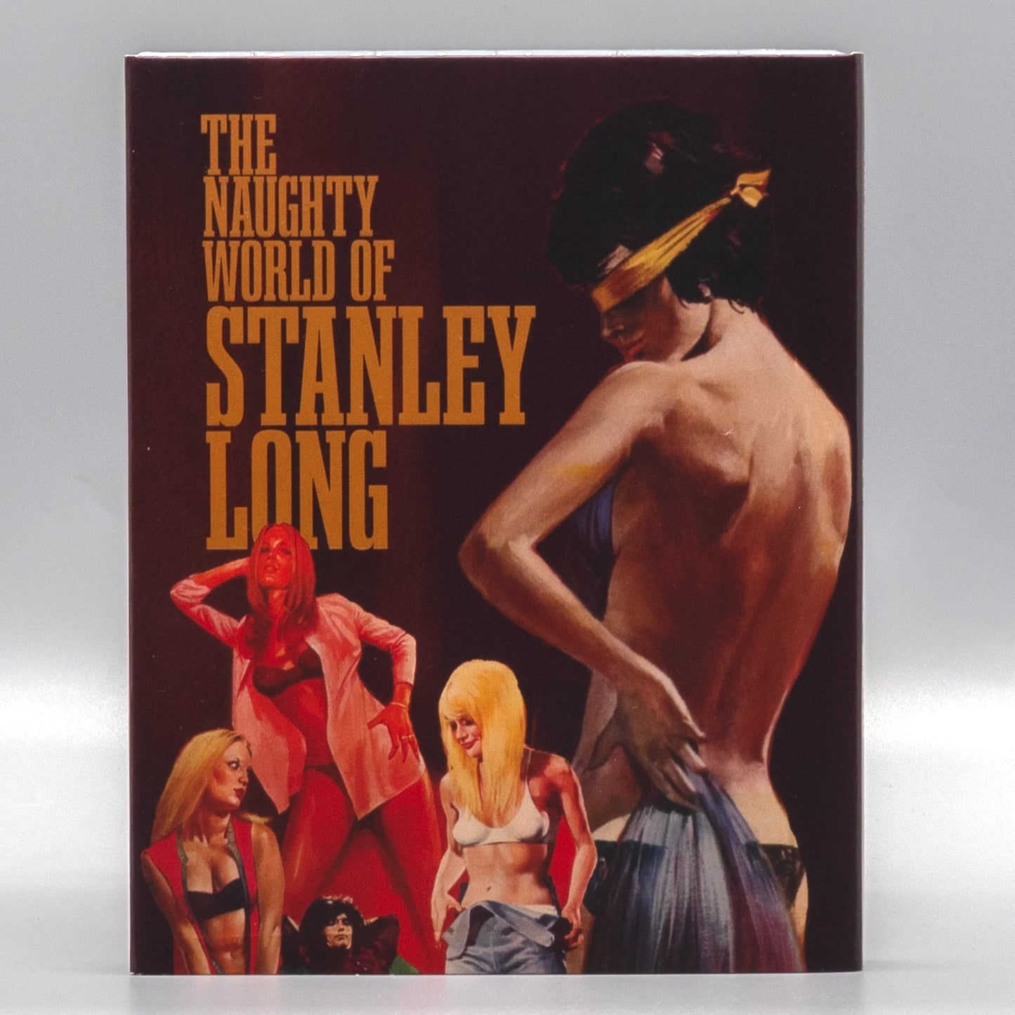 The Naughty World Of Stanley Long (2-Disc) Blu-ray with Limited Edition Slipcase + Slipcover Combo (Vinegar Syndrome)