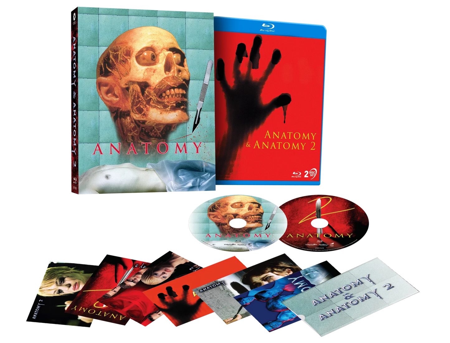 Anatomy + Anatomy 2 (2001 / 2003) - Blu-ray Limited Edition 3D Lenticular Hardcase + Art Cards (ViaVision/Region Free) [Preorder]