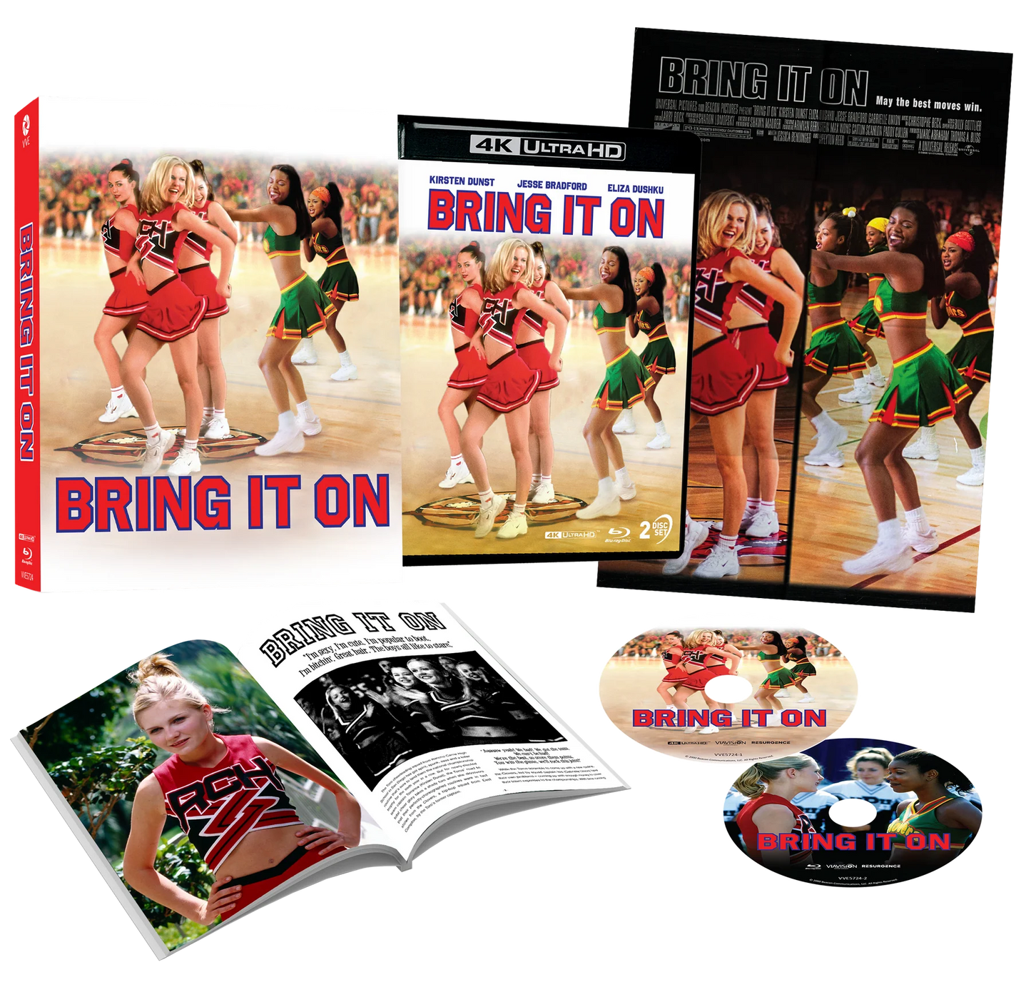 Bring It On (2000) - 4K UHD + Blu-ray Limited Edition 3D Lenticular Hardcase + Hardcover Booklet + Poster (Imprint/Region Free) [Preorder]