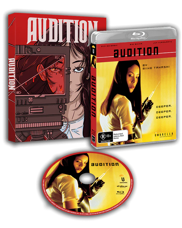 Audition 25th Anniversary Blu-ray with Slip (Umbrella/Region Free) [Preorder]
