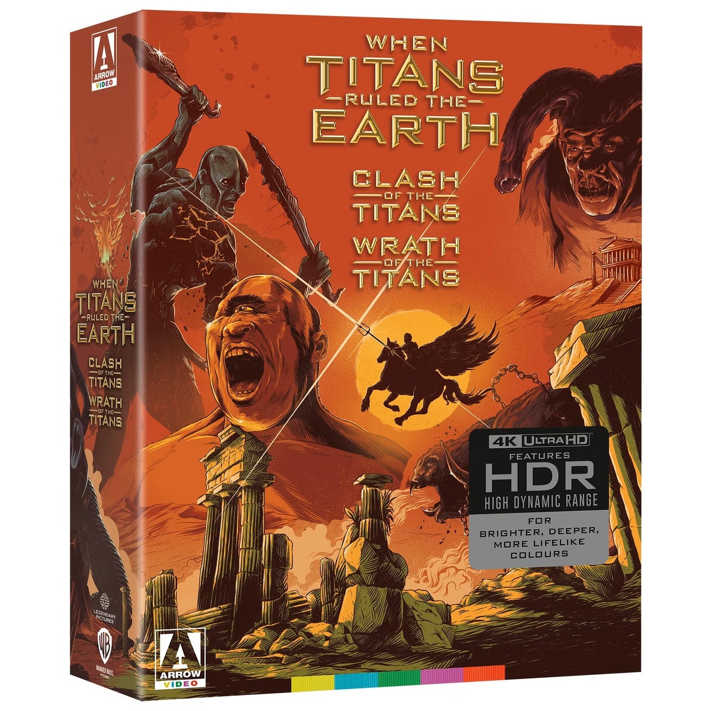 When Titans Ruled the Earth: Clash of The Titans & Wrath of the Titans 4K UHD Limited Edition with Slip (Arrow Video U.S.) LIMIT 1 PER CUSTOMER