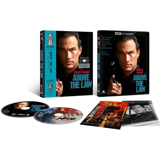 Above the Law 4K UHD + Blu-ray with Slipcover (Toy Robot Video U.S.) [Preorder]