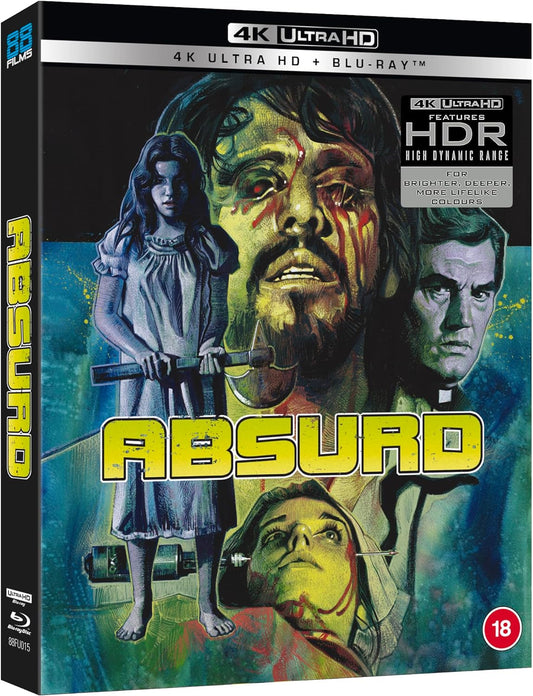 Absurd 4K UHD + Blu-ray with Slipcover (88 Films UK/Region Free)