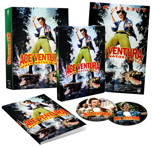 Ace Ventura: When Nature Calls (1995) - 4K + Blu-ray Limited Edition SteelBook in Lenticular Hardcase + Hardcover Booklet + Poster (Imprint/Region Free) [Preorder]