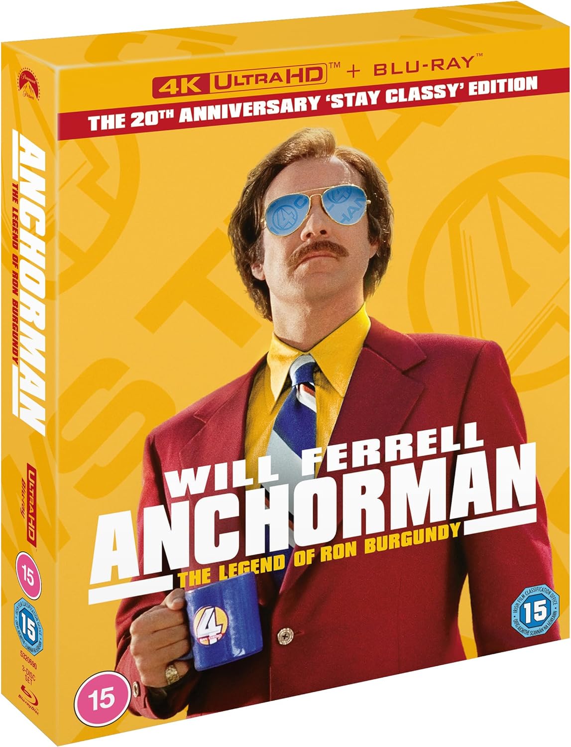 Anchorman: The Legend of Ron Burgundy 20th Anniversary 4K Ultra HD Collector's Edition (Paramount UK/Region Free)