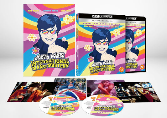 Austin Powers - International Man Of Mystery Limited Collectors Edition 4K Ultra HD + Blu-ray with Slipcover (UK Import/Region Free/B)