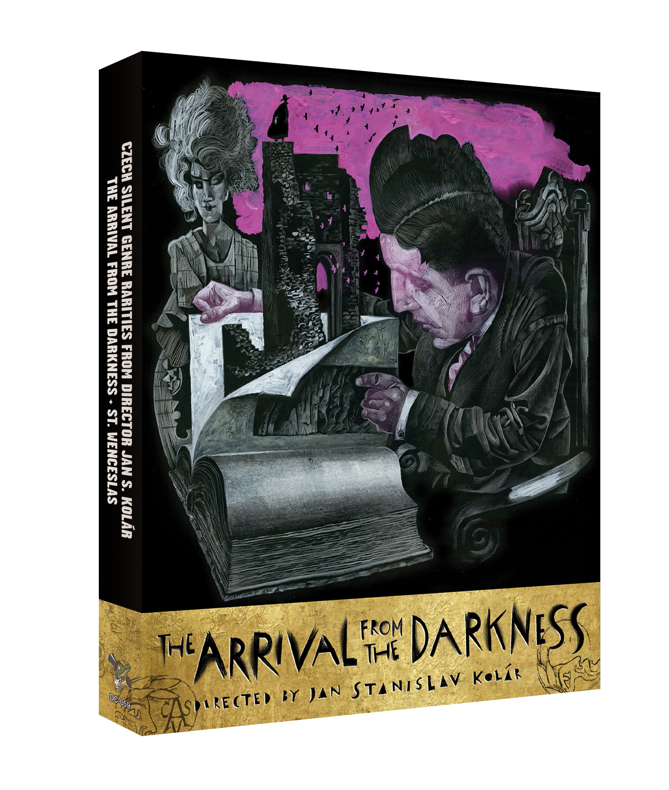 Jan S. Kolar Czech Silents 2-Disc Blu-ray Set with Slipcover (The Arrival from Darkness + St. Wenceslas) (Deaf Crocodile) [Preorder]