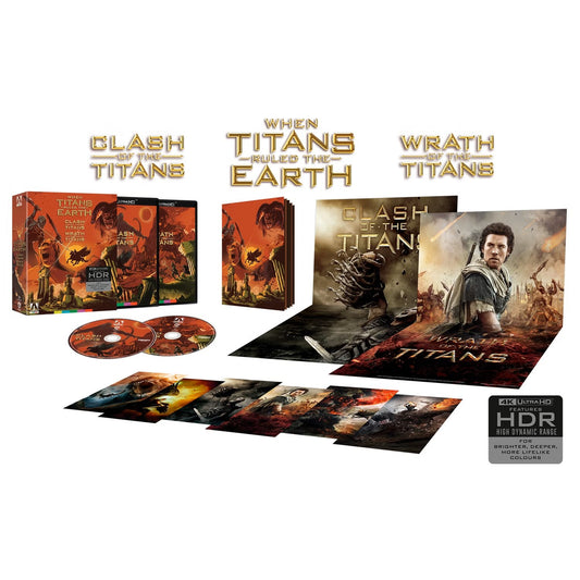 When Titans Ruled the Earth: Clash of The Titans & Wrath of the Titans 4K UHD Limited Edition with Slip (Arrow Video U.S.) LIMIT 1 PER CUSTOMER