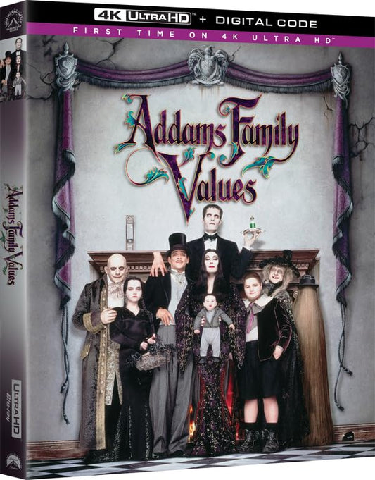 The Addams Family Values 4K UHD + Blu-ray with Slipcover (Paramount U.S.)