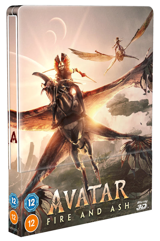 Avatar Fire and Ash Blu-ray (3D/2D) SteelBook (20th Century Studios/Region Free)
