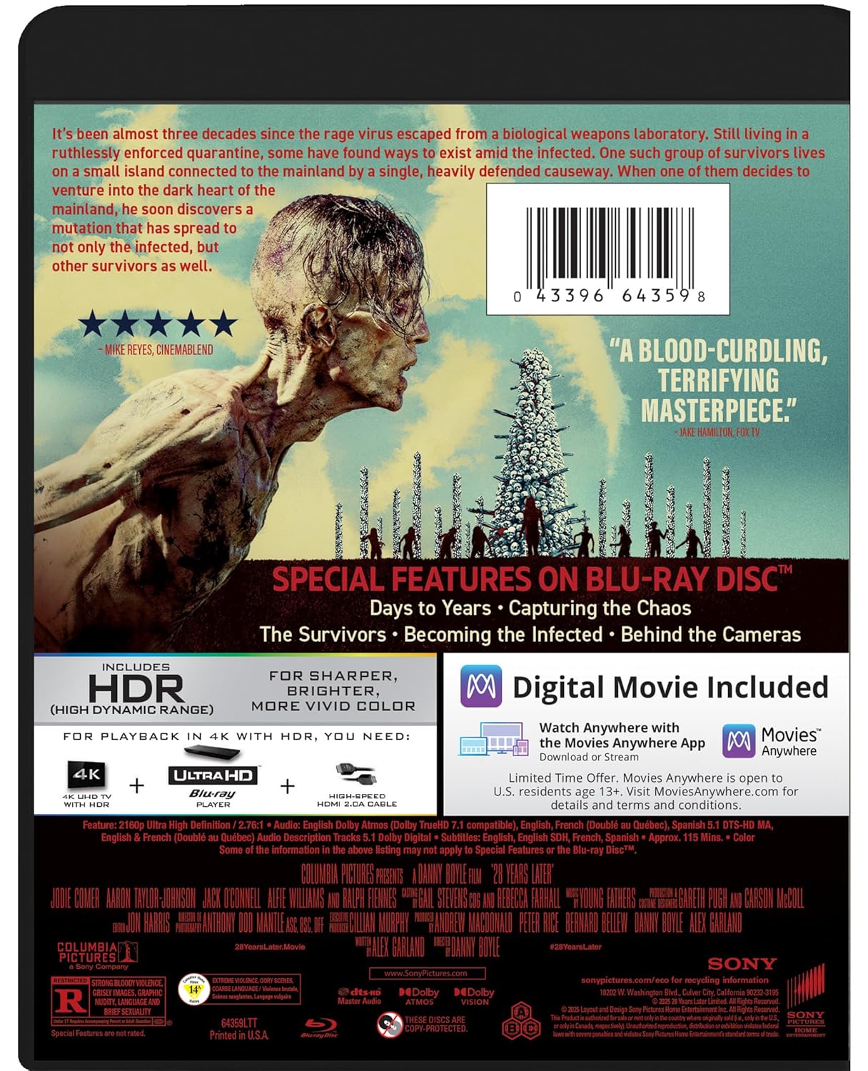 28 Years Later 4K UHD + Blu-ray with Slipcover (Sony U.S.) [Preorder]