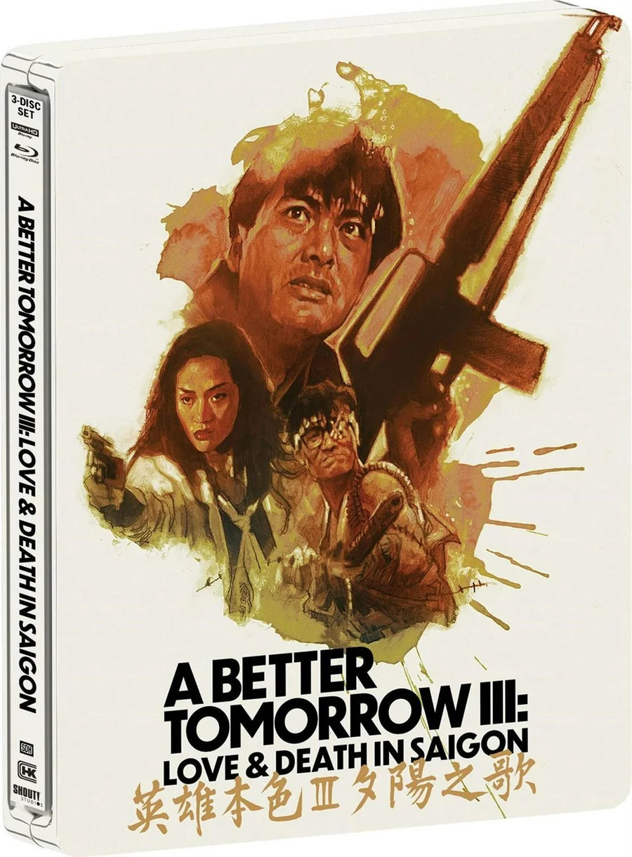 A Better Tomorrow III: Love & Death in Saigon 4K UHD + Blu-ray SteelBook (Shout Factory) [Preorder]