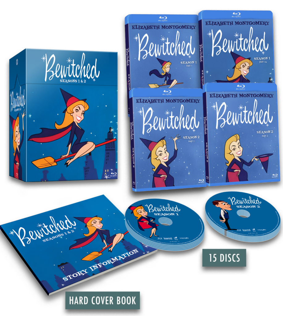 Bewitched – Seasons 1 & 2 (1964 – 1966) Blu-ray HardBox (Imprint/Region Free) DAMAGED HARDBOX (See photos)