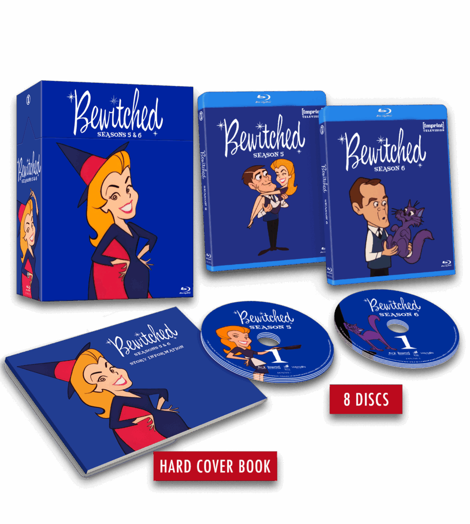 Bewitched – Seasons 5 & 6 (1968 – 1970) Limited Edition Blu-ray HardBox (Imprint/Region Free) DAMAGED HARDBOXES (SEE SAMPLE PHOTOS)