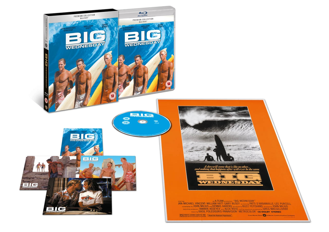 Big Wednesday Blu-ray - The Premium Collection with Slipcase + Poster + Art Cards (Warner Bros/Region Free)