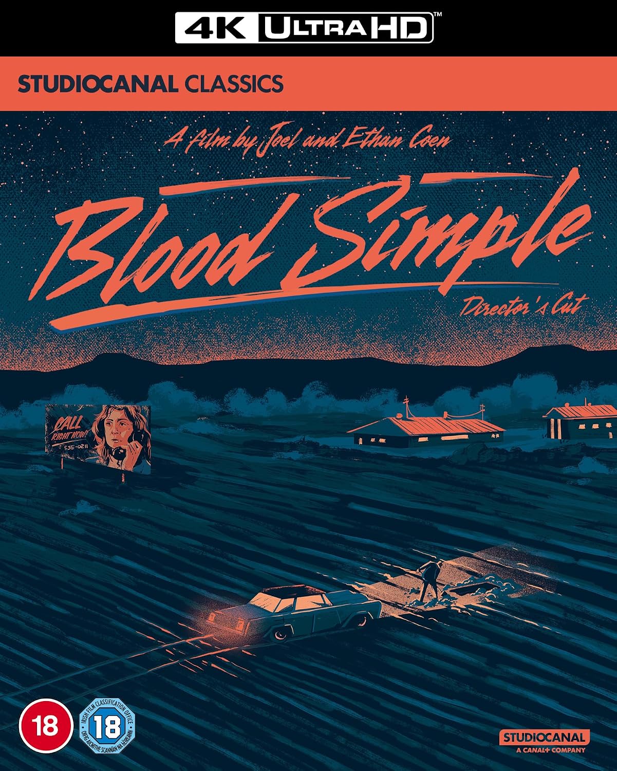Blood Simple 4K Ultra HD (StudioCanal/Region Free) [Preorder]