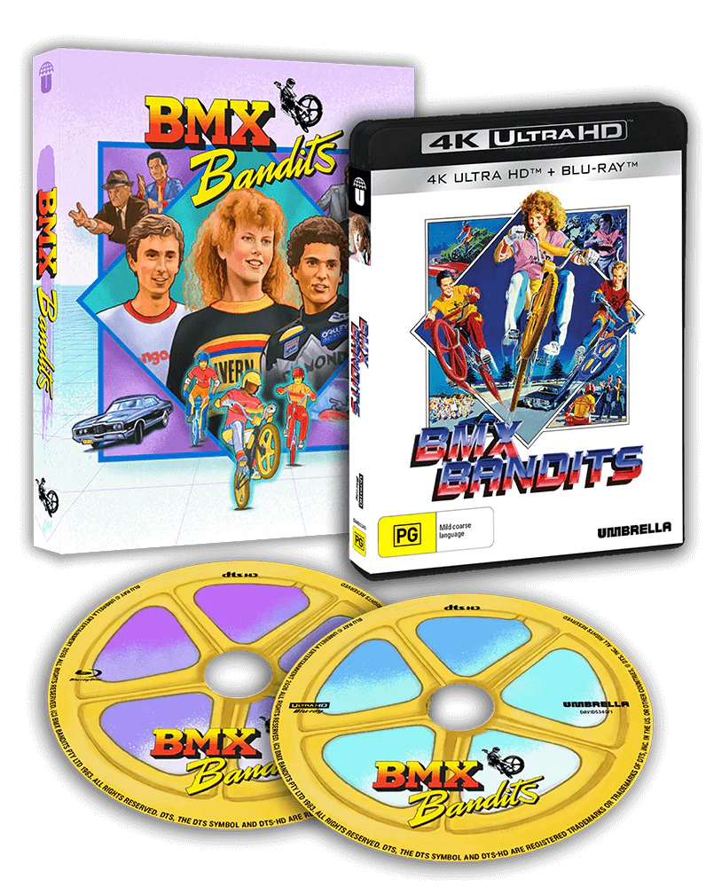 Bmx Bandits (1983) 4K UHD + Blu-ray with Slipcover (Umbrella Entertainment/Region Free) [Preorder]