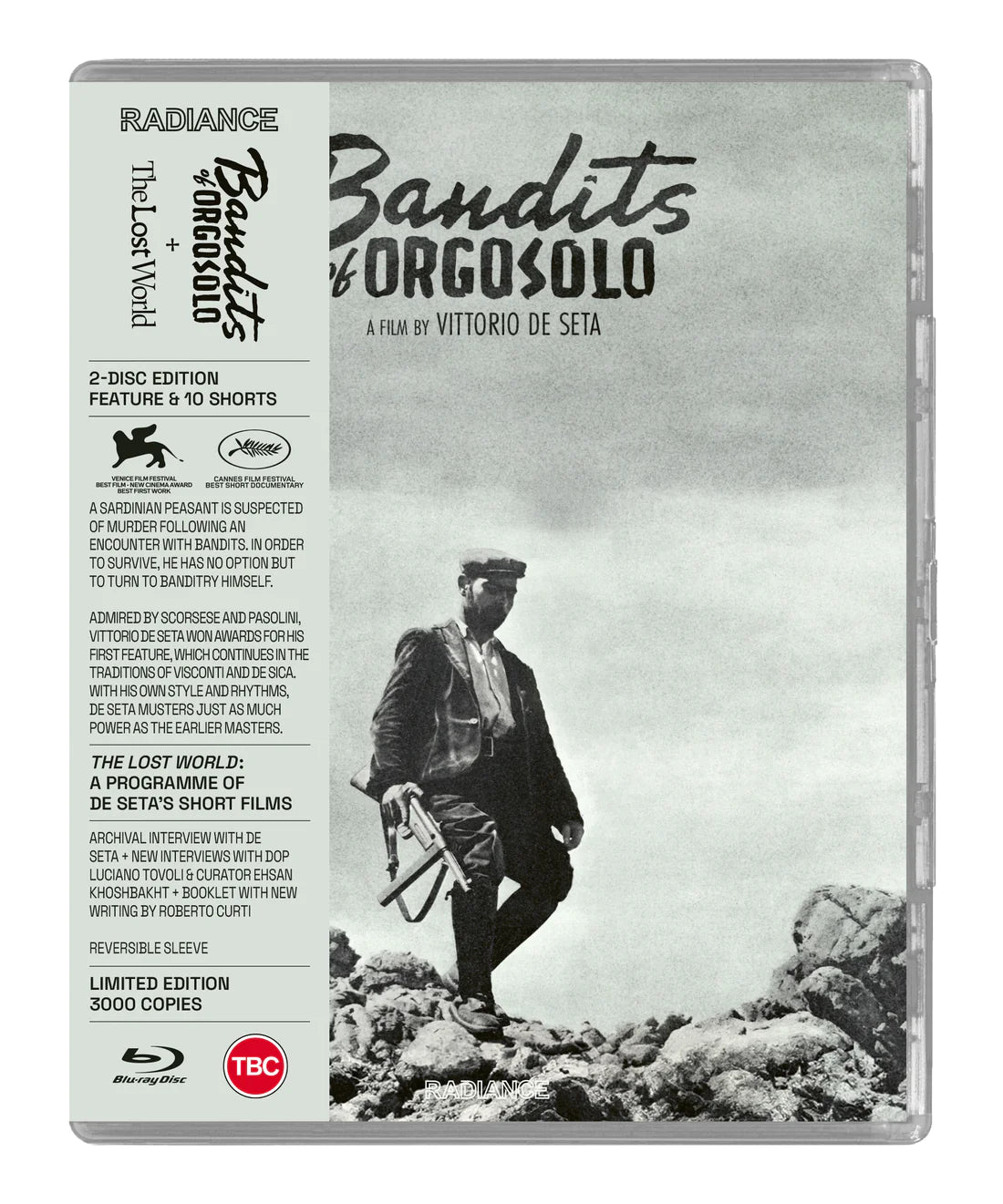 Bandits of Orgosolo + The Lost World Blu-ray Limited Edition (Radiance UK/Region free)