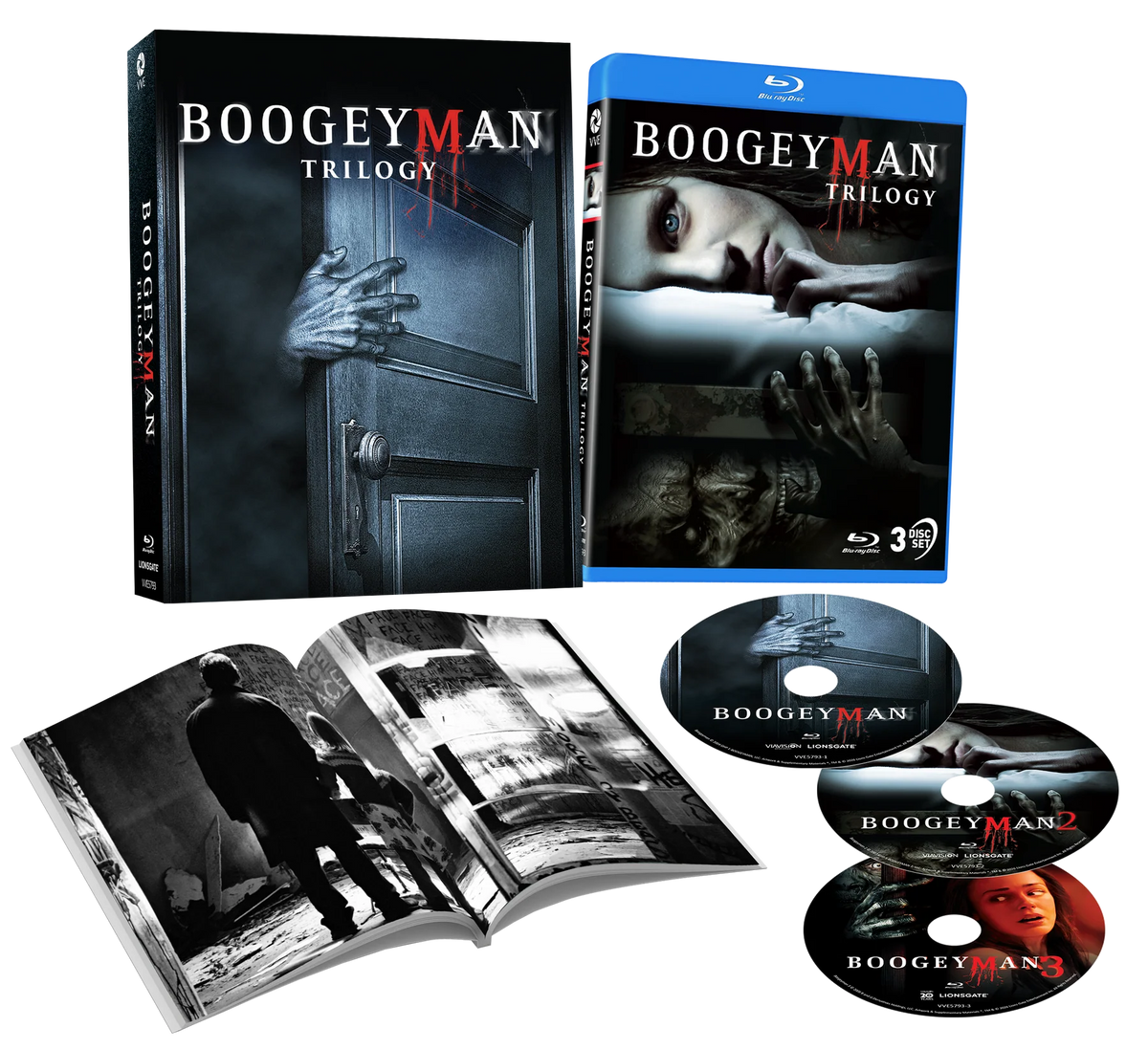 Boogeyman Trilogy (2005 - 2008) - Blu-ray Limited Edition 3D Lenticular Hardcase + Softcover Booklet (ViaVision/Region Free) [Preorder]