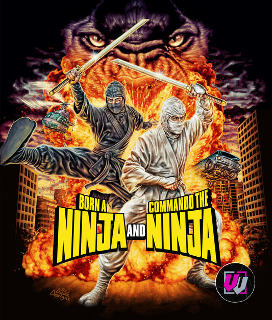 Born A Ninja/ Commando The Ninja Double Feature Blu-ray Collector's Edition with Slipcover (Visual Vengeance) [Preorder]