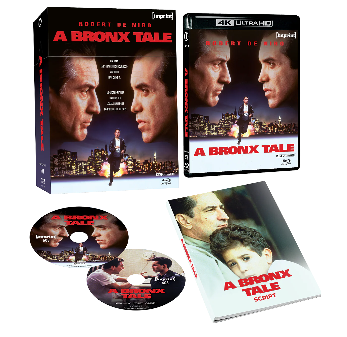 A Bronx Tale (1993) - Limited Edition 4K UHD + Blu-ray Hardbox + Hardcover Booklet (Imprint/Region Free) [Preorder]