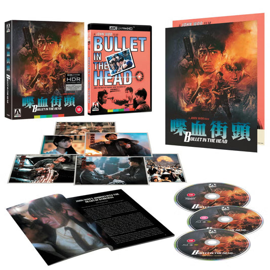 Bullet in the Head 4K UHD + Blu-ray Limited Edition (Arrow Video UK/Region Free/B) [Preorder]