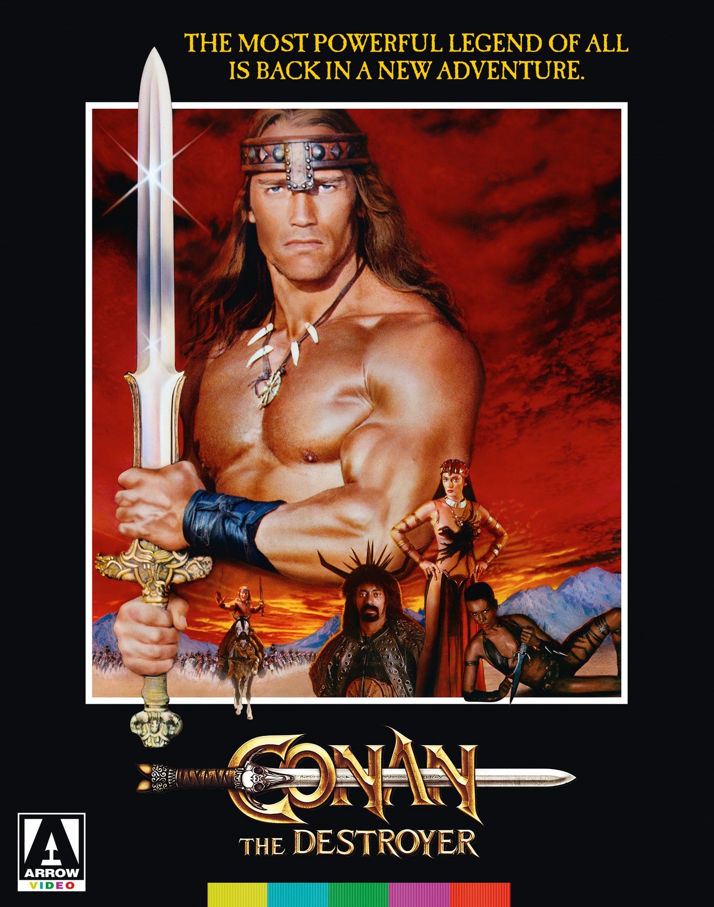 Conan the Destroyer Blu-ray Limited Edition with Slip (Arrow U.S.) [Preorder date change: see note]
