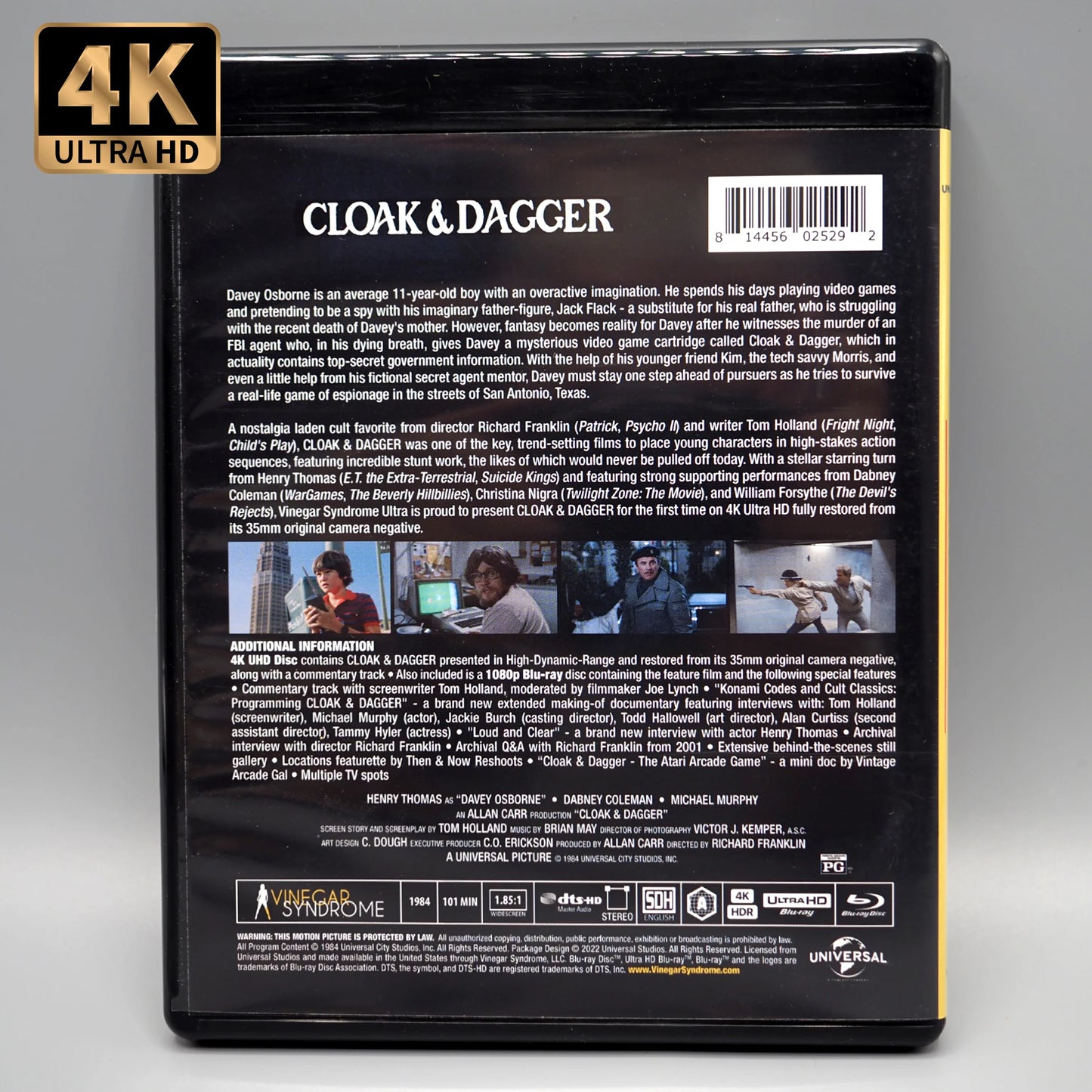 Cloak & Dagger 4K UHD + Blu-ray Standard Edition (Vinegar Syndrome)
