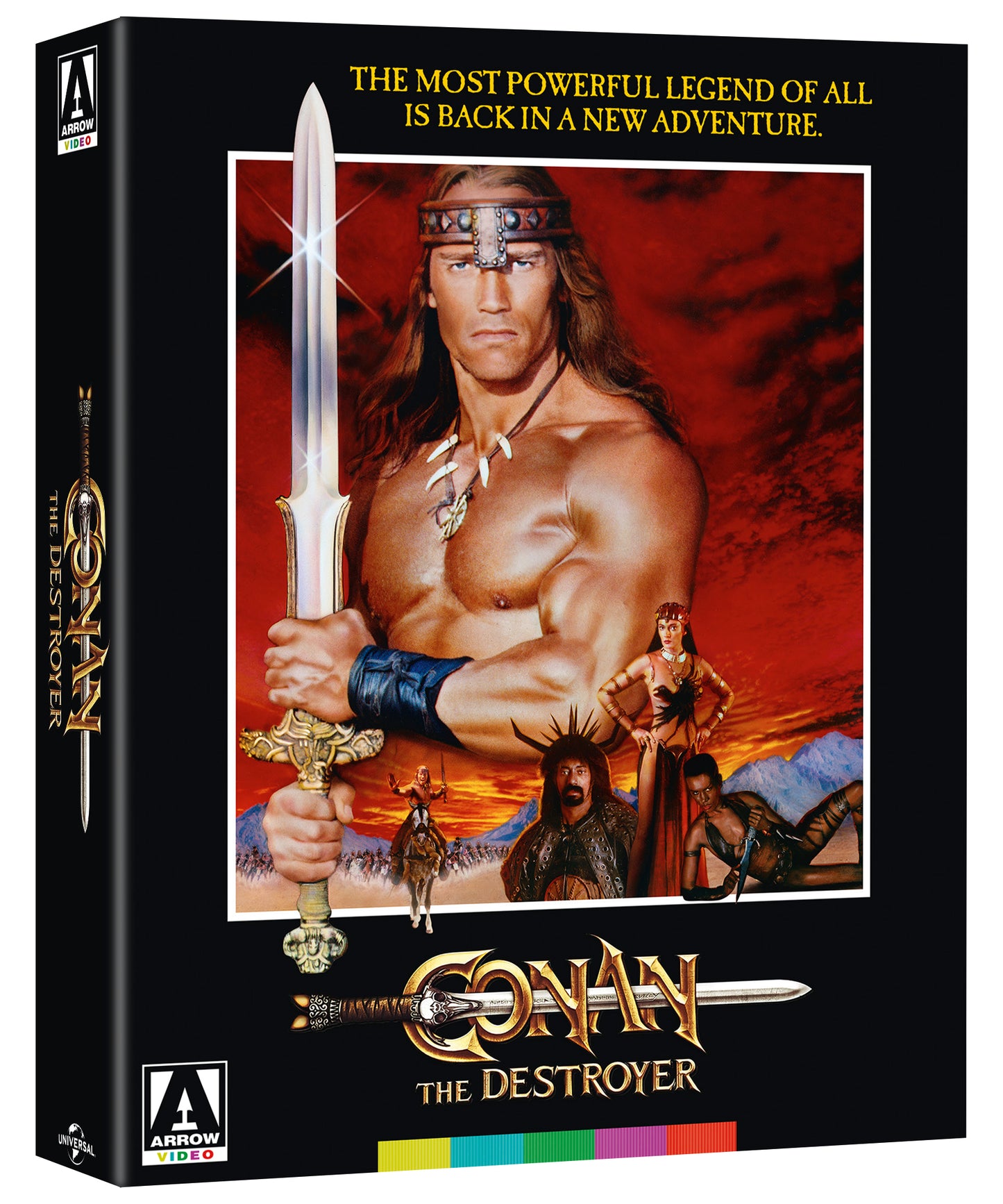 Conan the Destroyer Blu-ray Limited Edition with Slip (Arrow U.S.) [Preorder date change: see note]