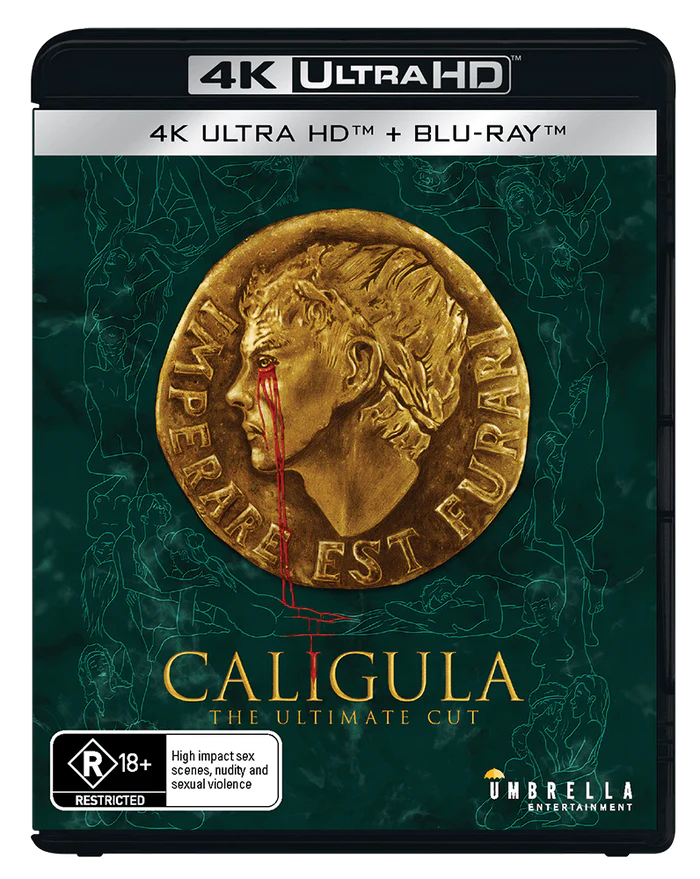 Caligula: The Ultimate Cut (2023) 4K UHD (1-Disc) + Blu-ray (3-Discs) (Umbrella/Region Free) ***CORRECTED VERSION***