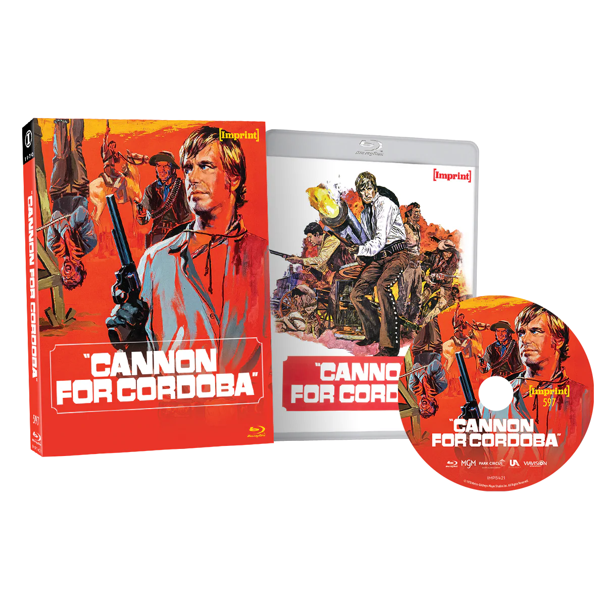 Cannon For Cordoba (1970) (Imprint Collection #597) - Limited Edition Blu-ray with Slipcase (Imprint/Region Free)