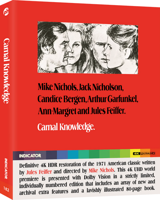Carnal Knowledge 4K UHD Limited Edition with Booklet (Powerhouse Films UK/Region Free)