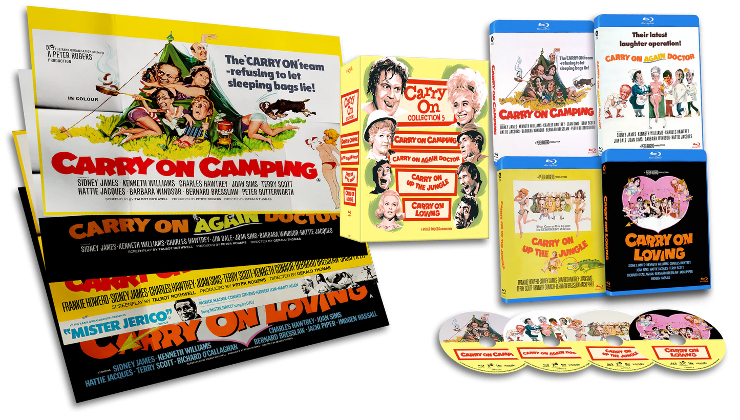 Carry On... Film Collection 5 (1969 - 1970) - Limited Edition Blu-ray (ViaVision) [Preorder]