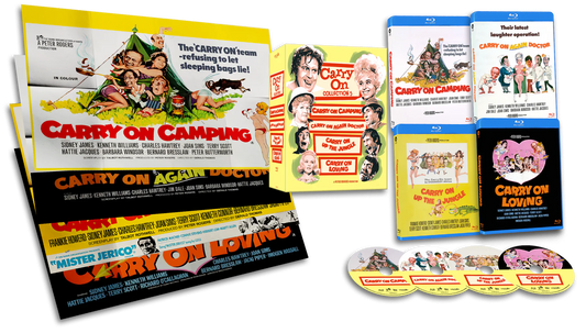 Carry On... Film Collection 5 (1969 - 1970) - Limited Edition Blu-ray (ViaVision) [Preorder]