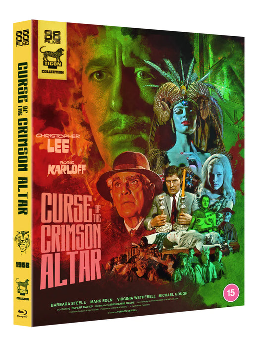 The Curse of The Crimson Altar Blu-ray with Slipcover + Booklet (88 Films/Region B)