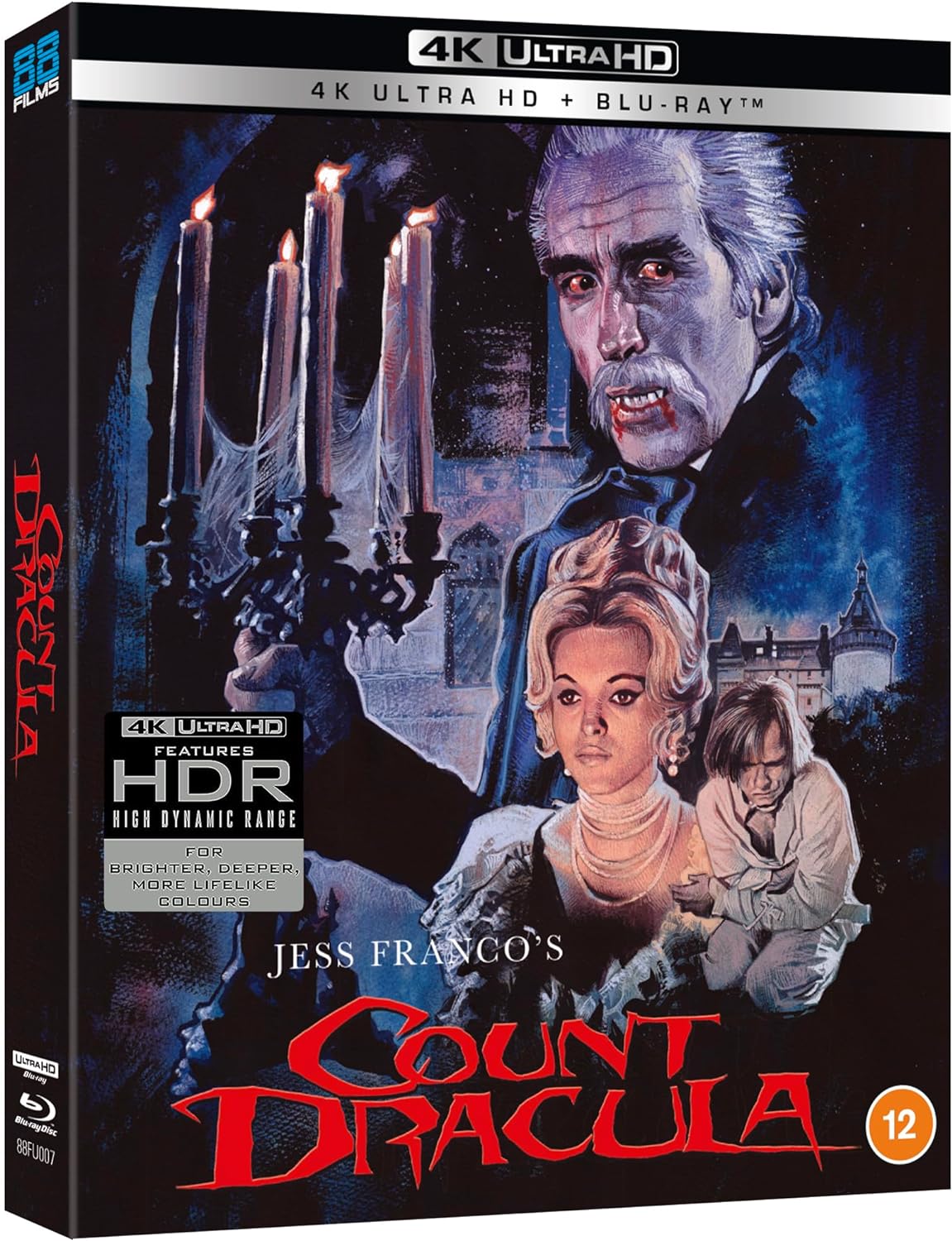 Count Dracula 4K UHD + Blu-ray with Slipcover (88 Films UK/Region Free/B) [Preorder]
