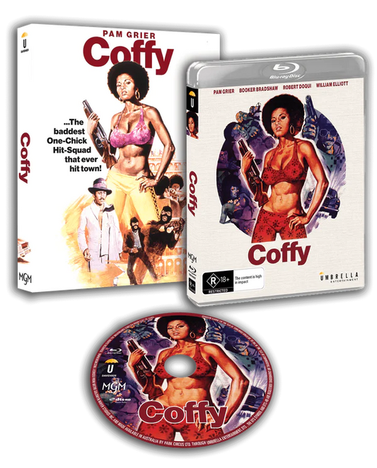 Coffy (1973) Blu-ray with Slipcover (Umbrella/Region Free)