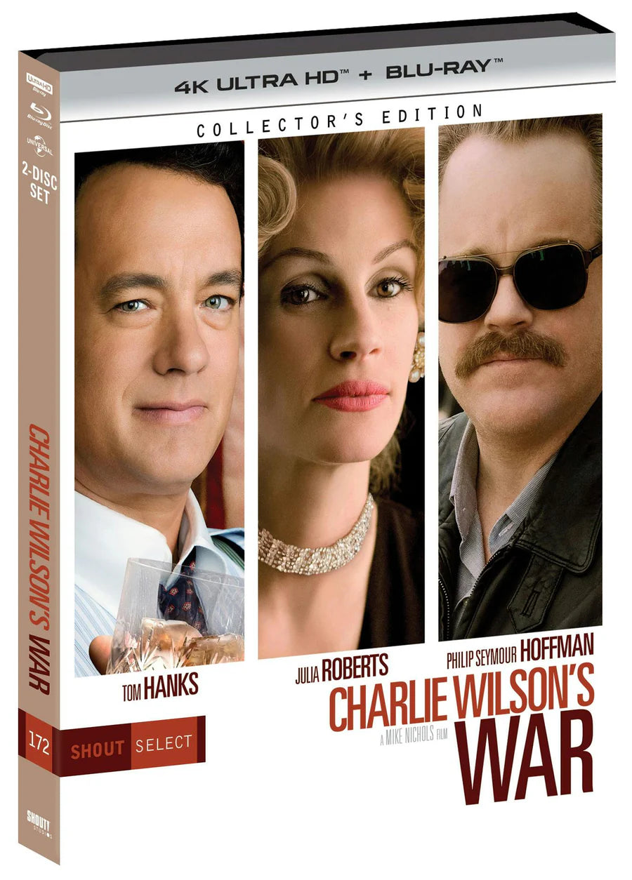 Charlie Wilson's War Collector's Edition 4K UHD + Blu-ray with Slipcover (Shout Factory) [Preorder]