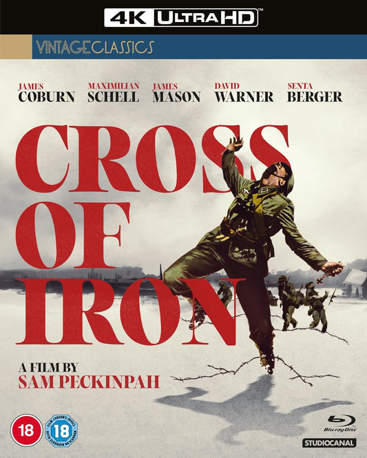 Cross of Iron 4K UHD + Blu-ray with Slipcover (StudioCanal/Region Free/B)