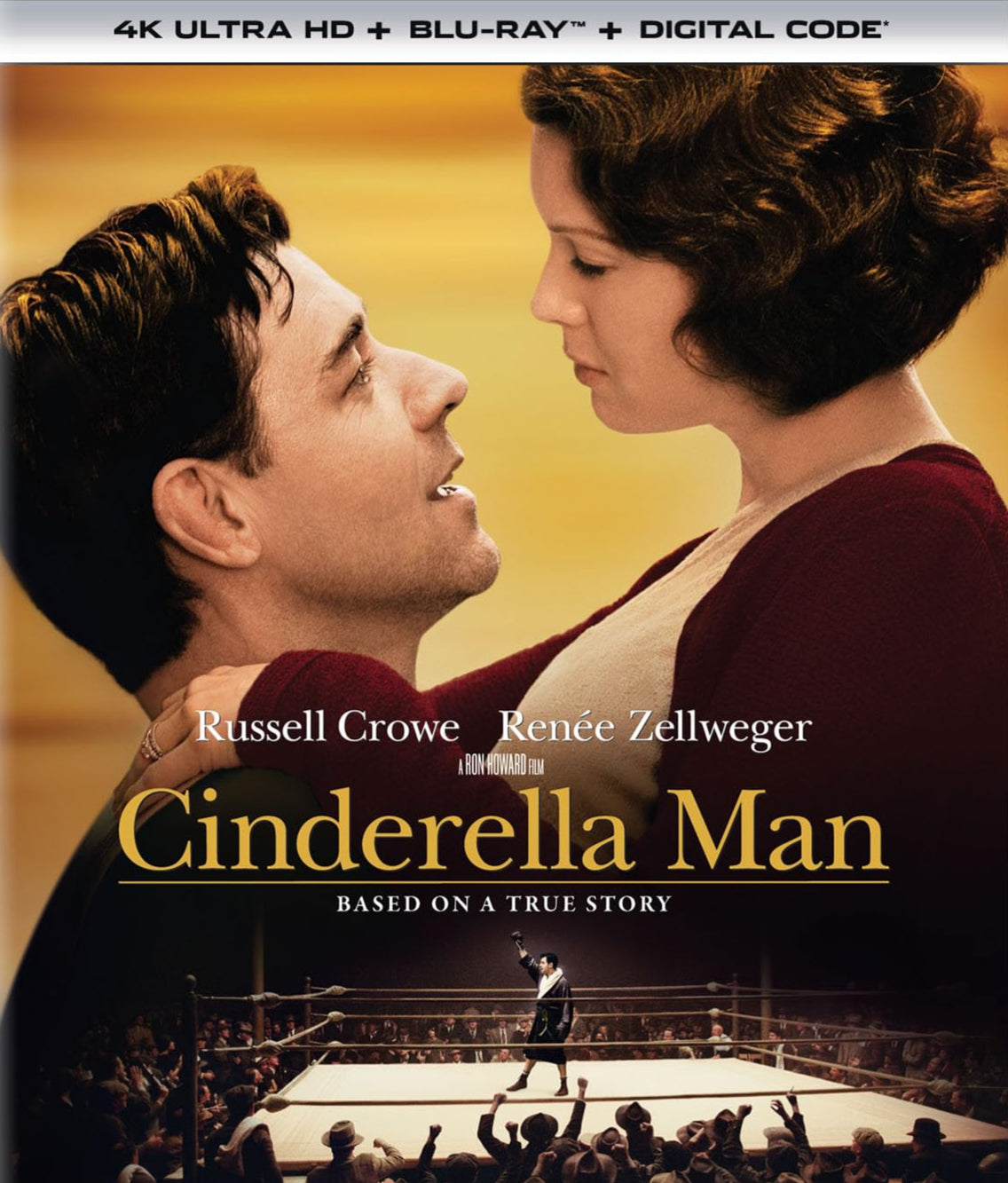 Cinderella Man 4K UHD + Blu-ray with Slipcover (Universal U.S.)