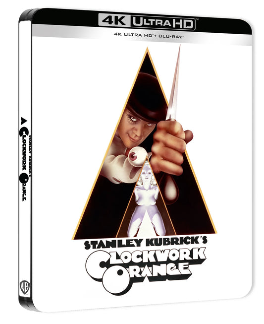 A Clockwork Orange Limited Edition 4K Ultra HD + Blu-ray Steelbook (Warner Bros UK/Region Free)