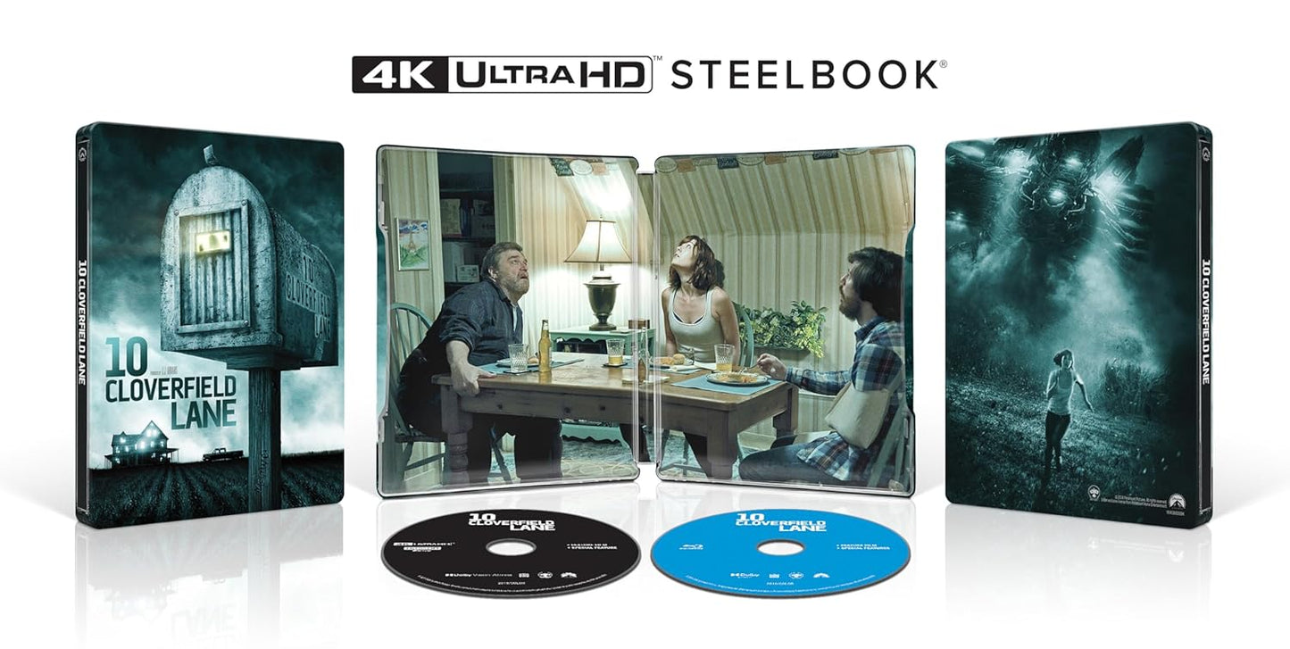 10 Cloverfield Lane 4K UHD + Blu-ray SteelBook (Paramount U.S.)