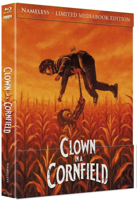 Clown in a Cornfield - Uncut Edition 4K Ultra HD + Blu-ray MediaBook Cover B (Nameless/Region Free) LIMIT 1 PER CUSTOMER [German Import]